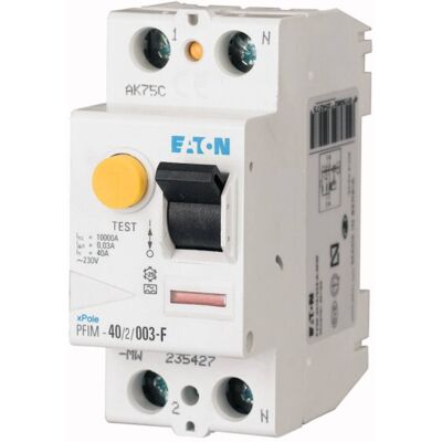 Eaton Powerware 187449 Interruttore differenziale - 25A, 0.03A, 230V, 2 poli Eaton Powerware 187449 Interruttore differenziale - 25A, 0.03A, 230V, 2 poli