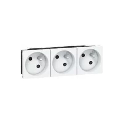 LEGRAND 077143 - Presa Multiporta Prog Mosaic - 3x2p+t A 45° - Morsetti Automatici - 6 Mod - Bianco LEGRAND 077143 - Presa Multiporta Prog Mosaic - 3x2p+t A 45° - Morsetti Automatici - 6 Mod - Bianco