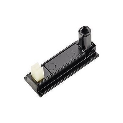 Bachmann DESK2 Supporto adesivo nero RAL9005 - Power Strip Holder Bachmann DESK2 Supporto adesivo nero RAL9005 - Power Strip Holder