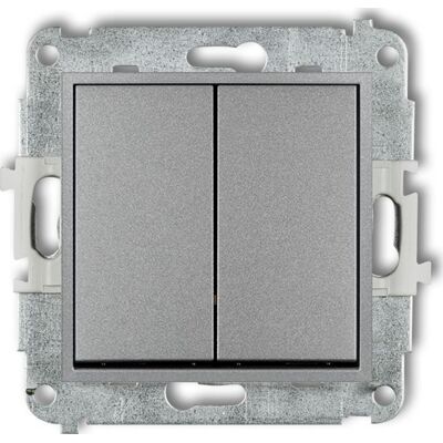 KARLIK Connettore Mini Portacandele Argento Metallizzato 7mwp-2 KARLIK Connettore Mini Portacandele Argento Metallizzato 7mwp-2