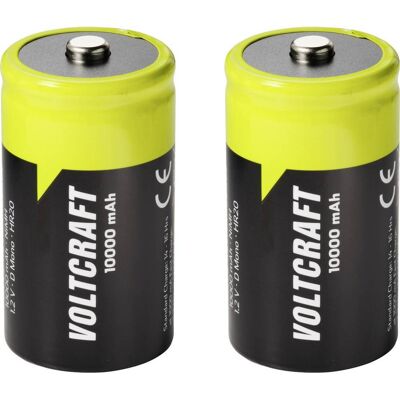 VOLTCRAFT Batteria Ricaricabile Torcia (d) Nimh 10000 Mah 1.2 V 2 Pz. VOLTCRAFT Batteria Ricaricabile Torcia (d) Nimh 10000 Mah 1.2 V 2 Pz.