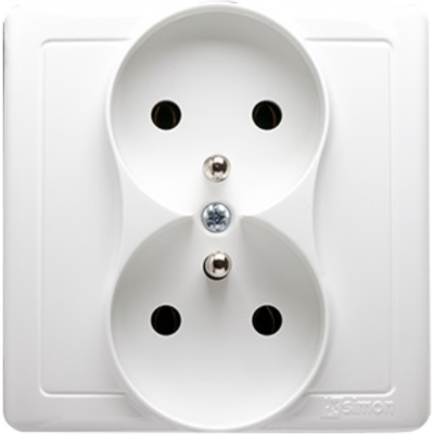 OEM Presa Doppia Simon Basic Con/senza 16a 250v Bianca Bmgz2/11 OEM Presa Doppia Simon Basic Con/senza 16a 250v Bianca Bmgz2/11