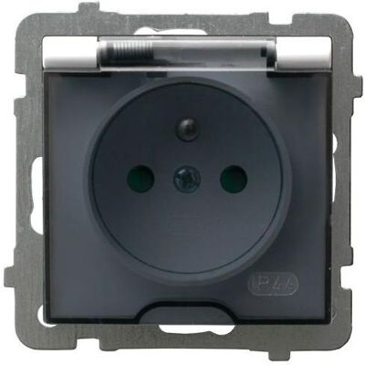 OSPEL Presa As Resistente Agli Spruzzi D'Acqua Con/con Ip44 Con Otturatori, Sportello Trasparente, Bianco Gph-1gzp/m/00/d OSPEL Presa As Resistente Agli Spruzzi D'Acqua Con/con Ip44 Con Otturatori, Sportello Trasparente, Bianco Gph-1gzp/m/00/d