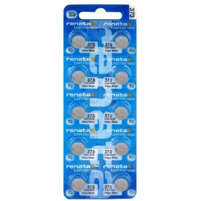 Renata 373 Sr916sw Pile A Bottone 1,55v 10 Pezzi Renata 373 Sr916sw Pile A Bottone 1,55v 10 Pezzi
