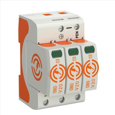OBO Bettermann Parafoudre Obo V20 Tre Poli 280v OBO Bettermann Parafoudre Obo V20 Tre Poli 280v