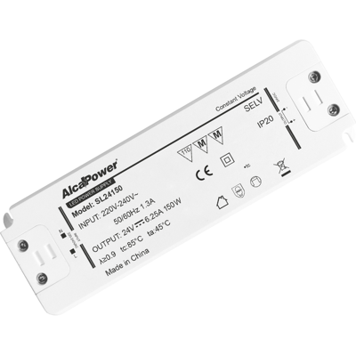 ALCAPOWER Alimentatore Switching 24v 150w 6.25a Ip20, Trasformatore Per Illuminotecnica A Bassa Tensione Per Installazione Professionale A 230v Ac ALCAPOWER Alimentatore Switching 24v 150w 6.25a Ip20, Trasformatore Per Illuminotecnica A Bassa Tensione Per Installazione Professionale A 230v Ac