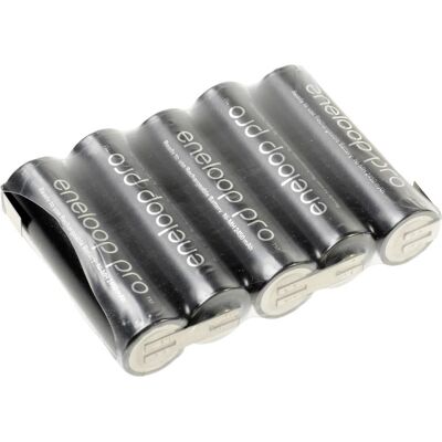 Pacco Batterie Panasonic eneloop Pro 5x AA - Pack di Batterie Pacco Batterie Panasonic eneloop Pro 5x AA - Pack di Batterie