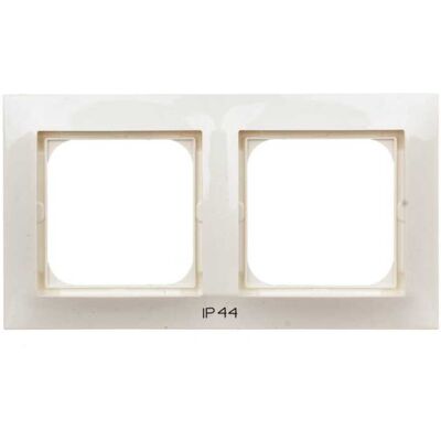 OEM Impresja Cornice Doppia Per Interruttori Ip44 Ecru Rh-2y/27 OEM Impresja Cornice Doppia Per Interruttori Ip44 Ecru Rh-2y/27
