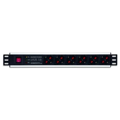 Intellinet Multipresa 6 Posti Rack 19 Con Protezione E Interruttore Intellinet Multipresa 6 Posti Rack 19 Con Protezione E Interruttore