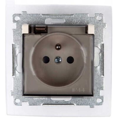OEM Presa Simon 54 Resistente Agli Spruzzi D'Acqua Con/senza Grado Di Protezione Ip44 E Coperchio Trasparente, Colore Crema Dgz1bz.01/41a OEM Presa Simon 54 Resistente Agli Spruzzi D'Acqua Con/senza Grado Di Protezione Ip44 E Coperchio Trasparente, Colore Crema Dgz1bz.01/41a