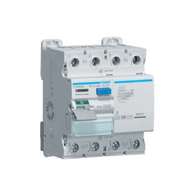 Hager CFB663E - Interruttore differenziale B 4P 63A Hager CFB663E - Interruttore differenziale B 4P 63A