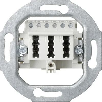 GIRA 4010337034605 - Presa da parete - 3 x 6 NFN - Bianco GIRA 4010337034605 - Presa da parete - 3 x 6 NFN - Bianco