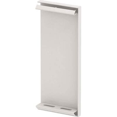 OBO Bettermann Piastra finale - 170x70mm, Acciaio, Bianco - Piastra finale per canali dispositivi OBO Bettermann Piastra finale - 170x70mm, Acciaio, Bianco - Piastra finale per canali dispositivi