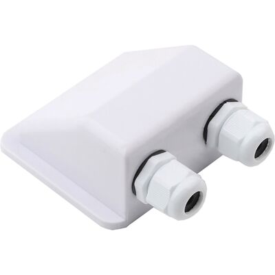 ALCAPOWER Alloggiamento Bianco Per Ingresso Cavo Stagno Ip68, Base 88x100mm, Altezza 50mm, Con Passacavo M20 Per Cavi Da 6mm A 12mm Di Diametro ALCAPOWER Alloggiamento Bianco Per Ingresso Cavo Stagno Ip68, Base 88x100mm, Altezza 50mm, Con Passacavo M20 Per Cavi Da 6mm A 12mm Di Diametro