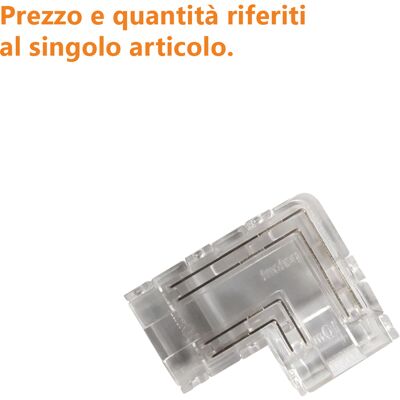 ALCAPOWER Connettore Angolare 90° Per Strisce Led Rgb A 4 Pin Giunzione Rapida Ad Angolo Per Installazioni Professionali Di Illuminazione Led ALCAPOWER Connettore Angolare 90° Per Strisce Led Rgb A 4 Pin Giunzione Rapida Ad Angolo Per Installazioni Professionali Di Illuminazione Led