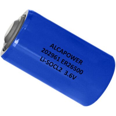 ALCAPOWER Alca Power Batteria Al Litio Ad Alta Capacità Li-socl2 Mezza Torcia C Er26500 3,6v 9ah ALCAPOWER Alca Power Batteria Al Litio Ad Alta Capacità Li-socl2 Mezza Torcia C Er26500 3,6v 9ah