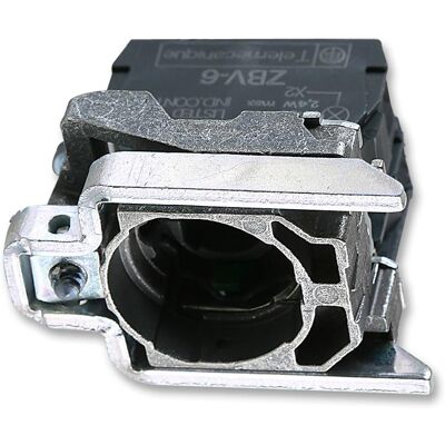 Schneider Electric ZB4 Contattore - 2 N/A contatti, 240V, metallo, 22mm Schneider Electric ZB4 Contattore - 2 N/A contatti, 240V, metallo, 22mm