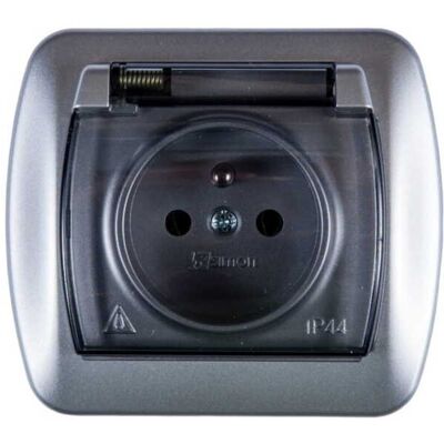 OEM Presa Simon Akord Resistente Agli Spruzzi D'Acqua Con/con Ip44 Con Sportello Antifumo, Alluminio Metallizzato Agz1be/26a OEM Presa Simon Akord Resistente Agli Spruzzi D'Acqua Con/con Ip44 Con Sportello Antifumo, Alluminio Metallizzato Agz1be/26a