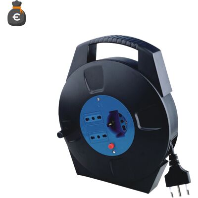 ALCAPOWER Prolunga Avvolgicavo 8 Metri Con 1 Presa Schuko Bipasso, 2 Prese 10/16a Italia E Spina 16a, Potenza Massima Fino A 2200w Di Picco ALCAPOWER Prolunga Avvolgicavo 8 Metri Con 1 Presa Schuko Bipasso, 2 Prese 10/16a Italia E Spina 16a, Potenza Massima Fino A 2200w Di Picco
