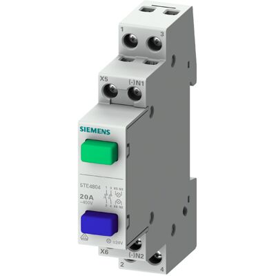 Siemens 5TE4808 Pulsante - IP20, LED, 20A, Blu - Interruttore a pulsante Siemens 5TE4808 Pulsante - IP20, LED, 20A, Blu - Interruttore a pulsante
