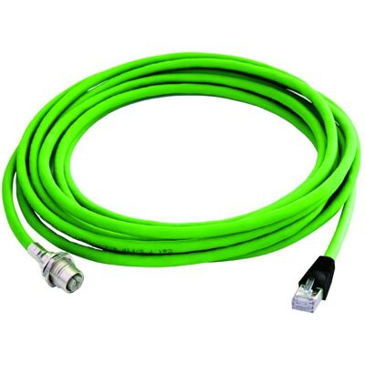 Telegärtner - STX M12x1-RJ45 VL X-kod. Cat.6A-SFTP-A0050 - IP67 - 0.5 m - Cavo di estensione Telegärtner - STX M12x1-RJ45 VL X-kod. Cat.6A-SFTP-A0050 - IP67 - 0.5 m - Cavo di estensione