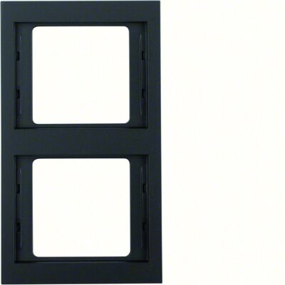 BERKER Cornice Interruttore K.1 2 Uscite Ip20 Opaco BERKER Cornice Interruttore K.1 2 Uscite Ip20 Opaco