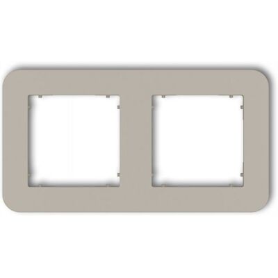 KARLIK Cornice Universale 60mrtz-2 Plastica Taupe Doppia KARLIK Cornice Universale 60mrtz-2 Plastica Taupe Doppia