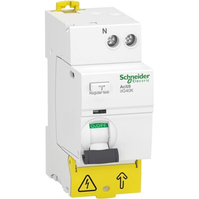 Schneider Electric - Acti9 iIG40K - 1P+N 40A 300mA - Tipo AC Schneider Electric - Acti9 iIG40K - 1P+N 40A 300mA - Tipo AC