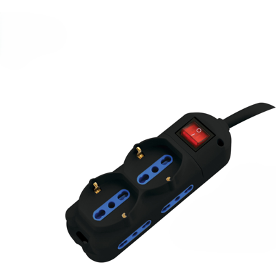 ALCAPOWER Multipresa Elettrica 6 Posti, 4 Prese Bipasso 10/16a E 2 Prese Schuko, Cavo 1.5m, Spina 16a A 90 Gradi, Interruttore Luminoso, Colore Nero ALCAPOWER Multipresa Elettrica 6 Posti, 4 Prese Bipasso 10/16a E 2 Prese Schuko, Cavo 1.5m, Spina 16a A 90 Gradi, Interruttore Luminoso, Colore Nero