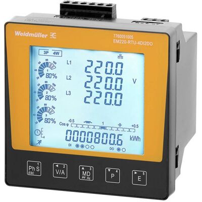 Weidmüller EM220-RTU-4DI2DO - Misuratore di energia monofase Weidmüller EM220-RTU-4DI2DO - Misuratore di energia monofase