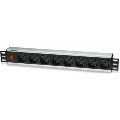 Intellinet Multipresa Per Rack 19'' 8 Posti Con Interruttore Cavo 3m - Intellinet Multipresa Per Rack 19'' 8 Posti Con Interruttore Cavo 3m -