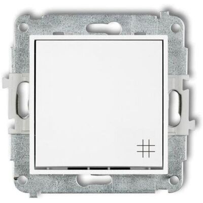 KARLIK Meccanismo Di Connessione Icon Cross, Bianco Opaco, 25iwp-6 KARLIK Meccanismo Di Connessione Icon Cross, Bianco Opaco, 25iwp-6