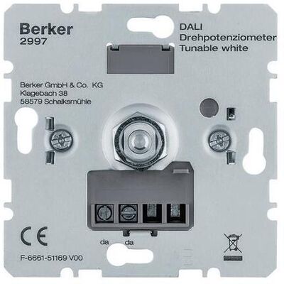 Dimmer DALI Berker - Tunable White, Supporta DALI, 4 unità Dimmer DALI Berker - Tunable White, Supporta DALI, 4 unità