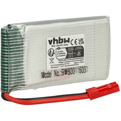 VHBW - Li-polymer Batteria 1100mah (3.7v) Connettore Jst Compatibile Con Modellini Walkera Dragonfly, Hm 5g4 VHBW - Li-polymer Batteria 1100mah (3.7v) Connettore Jst Compatibile Con Modellini Walkera Dragonfly, Hm 5g4