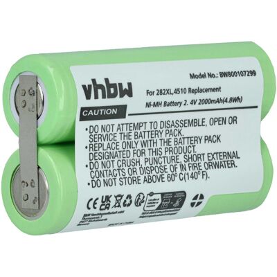 VHBW Batteria Compatibile Con Philips Norelco 8846xl, 885rx, 8867xl, 8883xl, 905rx Rasoio Elettrico (2000mah, 2,4v, Nimh) VHBW Batteria Compatibile Con Philips Norelco 8846xl, 885rx, 8867xl, 8883xl, 905rx Rasoio Elettrico (2000mah, 2,4v, Nimh)