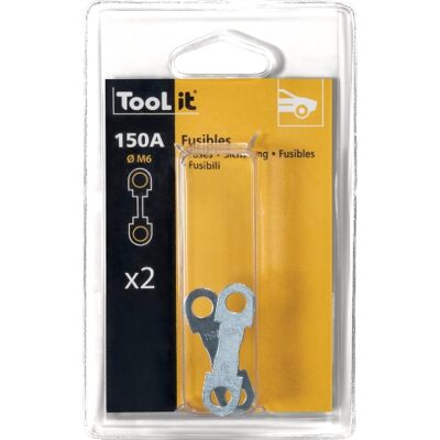 ELMAG Fusibile Alu 150 A, Lxb Mm (2 Pz./confezione) ELMAG Fusibile Alu 150 A, Lxb Mm (2 Pz./confezione)