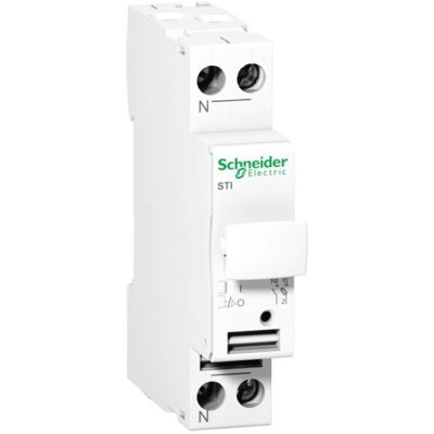 Schneider Electric - Portafusibile Schneider 1p+n 32a 10,3x38 1 Modulo A9n15646 Schneider Electric - Portafusibile Schneider 1p+n 32a 10,3x38 1 Modulo A9n15646