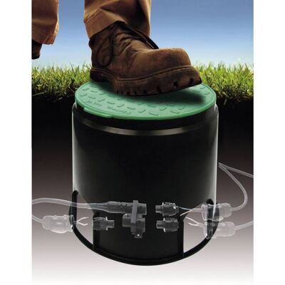 Heitronic - 21035 Presa Di Corrente Da Incasso A Pavimento Nero, Verde Heitronic - 21035 Presa Di Corrente Da Incasso A Pavimento Nero, Verde