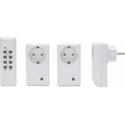 Kopp Presa con controllo remoto IP20 Bianca 3+1 - Presa elettrica Kopp Presa con controllo remoto IP20 Bianca 3+1 - Presa elettrica