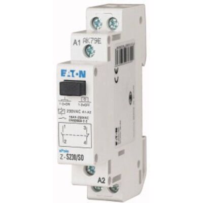 Eaton Z-S240/SS - Interruttore a relè - 16A, guida DIN, 2 contatti Eaton Z-S240/SS - Interruttore a relè - 16A, guida DIN, 2 contatti