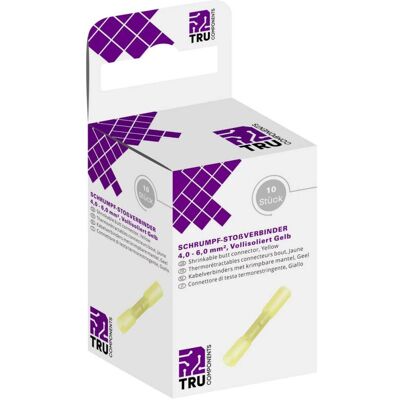 TRU Components T1904C070 Giunta con guaina termoretraibile 4/6 mm² - Connettore elettrico TRU Components T1904C070 Giunta con guaina termoretraibile 4/6 mm² - Connettore elettrico