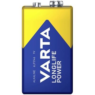 Varta 4922121412 Batteria Longlife Power 9V - Batteria Varta 4922121412 Batteria Longlife Power 9V - Batteria