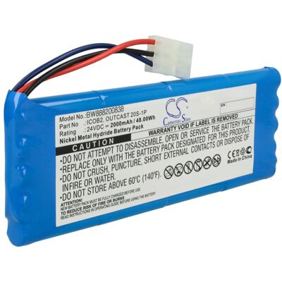 Batteria vhbw per Soundcast 20S-1P - Alta capacità NiMH - 24V - Sostituisce ICOB2 Batteria vhbw per Soundcast 20S-1P - Alta capacità NiMH - 24V - Sostituisce ICOB2
