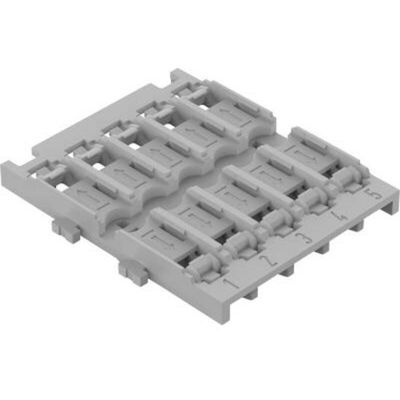 WAGO 221-2535 Adattatore di montaggio compatto - Passaggio, senza strumenti, sicuro WAGO 221-2535 Adattatore di montaggio compatto - Passaggio, senza strumenti, sicuro
