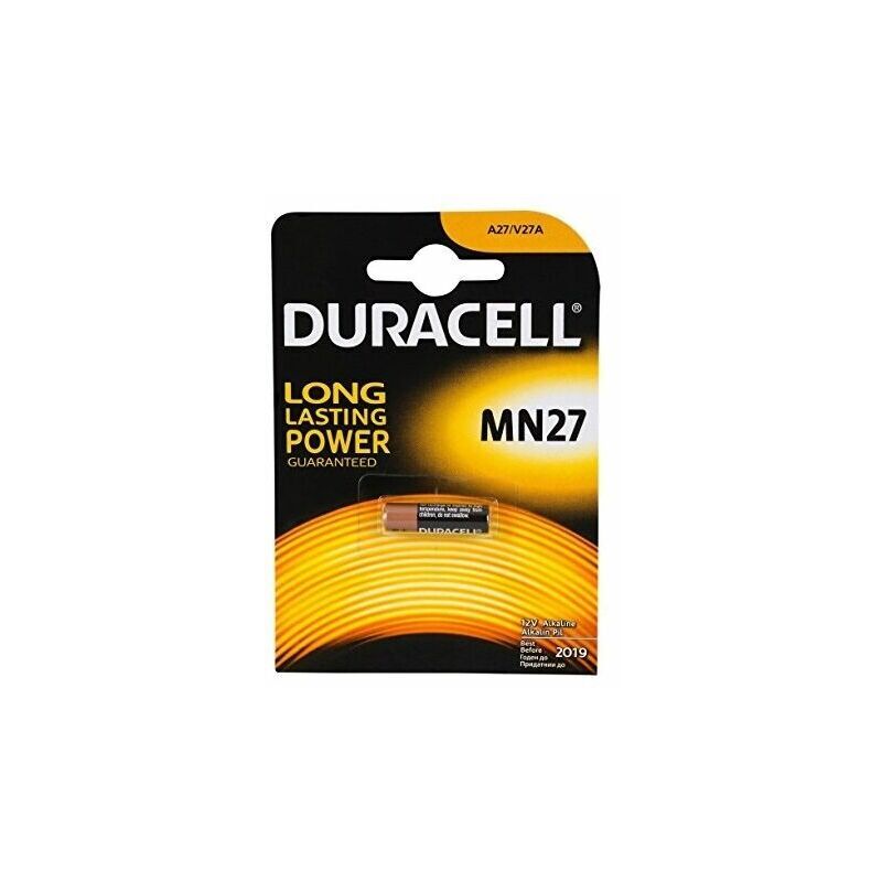 Duracell Batteria pila alcalina MN27 1pz 12V per gps, dispositivi medici ecc. -