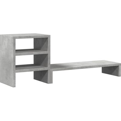 HELLOSHOP26 Supporto Per Monitor Mobile Da Scrivania E Organizer Per Ufficio Legno Composito Grigio 020044955 HELLOSHOP26 Supporto Per Monitor Mobile Da Scrivania E Organizer Per Ufficio Legno Composito Grigio 020044955