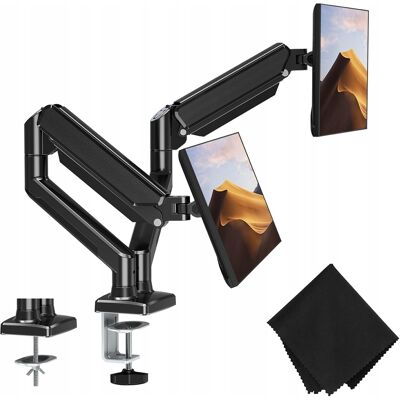 OEM Supporto Da Scrivania Regolabile Doppio Per Due Monitor Da 13-32" OEM Supporto Da Scrivania Regolabile Doppio Per Due Monitor Da 13-32"