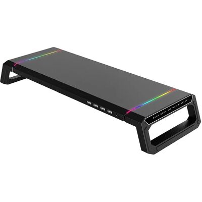 OEM Supporto Per Monitor, Design Ergonomico, Connettività Usb 3.0, Nero OEM Supporto Per Monitor, Design Ergonomico, Connettività Usb 3.0, Nero