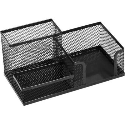 OEM Organizer Da Scrivania, Portapenne, Portapenne Da Scrivania, Organizer Da Tavolo In Metallo, Scaffale Da Scrivania Con Porta Banconote, Rete, 196 X 98 X 99 Mm, Nero OEM Organizer Da Scrivania, Portapenne, Portapenne Da Scrivania, Organizer Da Tavolo In Metallo, Scaffale Da Scrivania Con Porta Banconote, Rete, 196 X 98 X 99 Mm, Nero