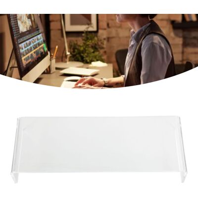 Infinite Supporto Per Pc In Acrilico Trasparente - Riduce La Pressione Su Collo E Occhi - Altezza 8,9 Cm - Capacità Di Carico 22,7 Kg - Salvaspazio Sulla Scrivania Infinite Supporto Per Pc In Acrilico Trasparente - Riduce La Pressione Su Collo E Occhi - Altezza 8,9 Cm - Capacità Di Carico 22,7 Kg - Salvaspazio Sulla Scrivania